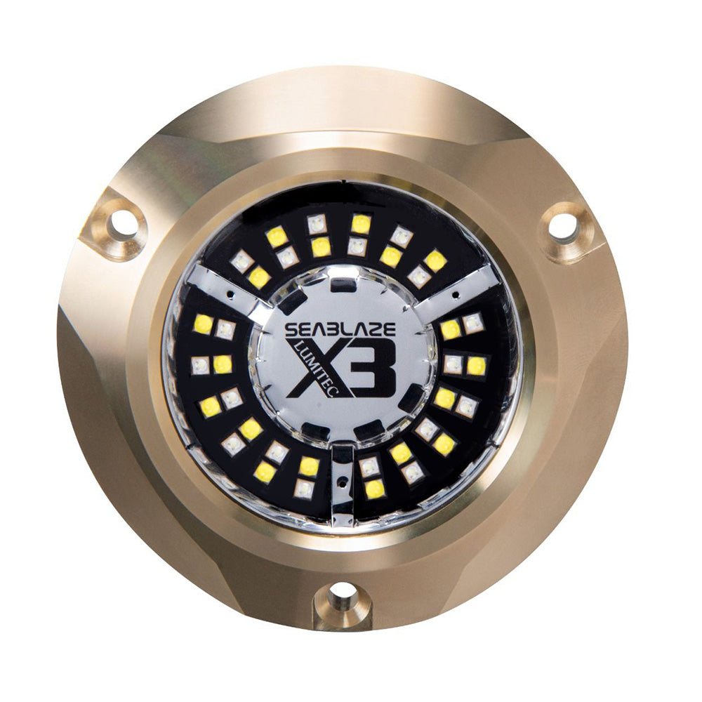 Lumitec SeaBlaze X3 LED Underwater Light - Dual Color White/Blue - 101945