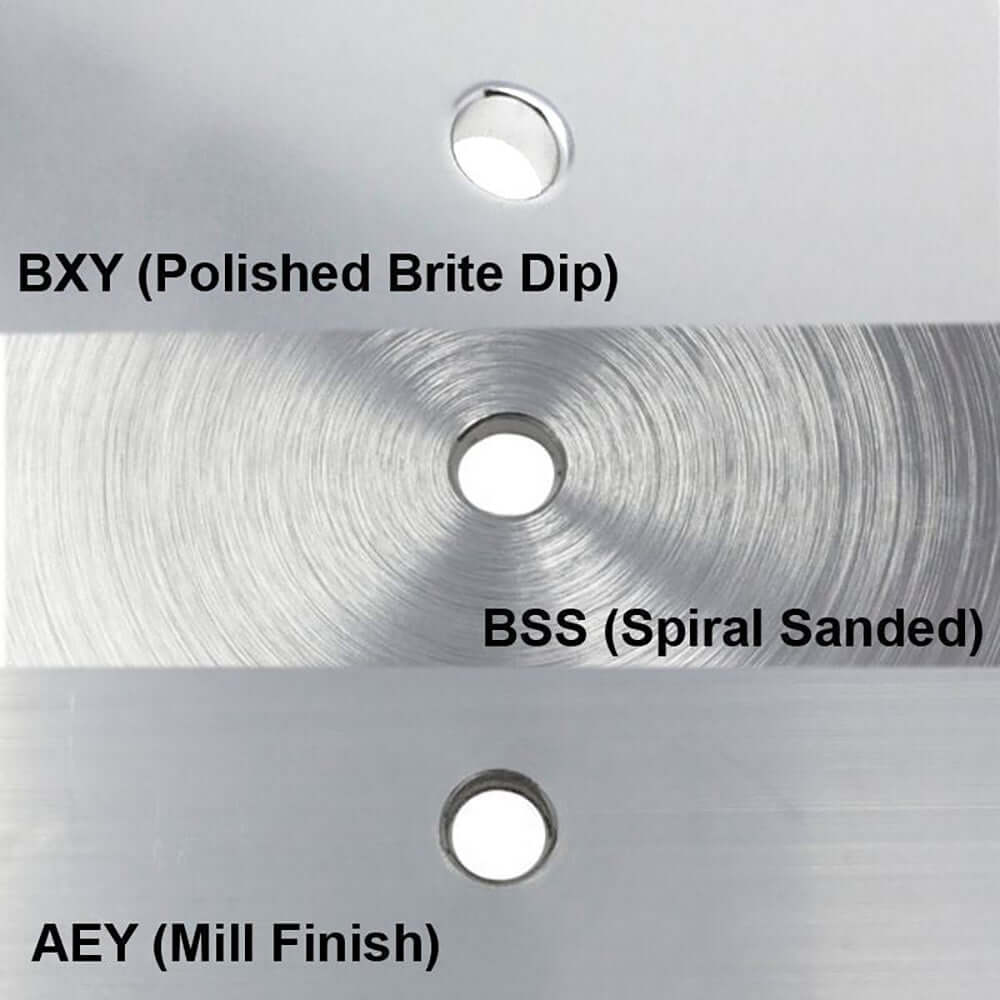 TACO Round Pad 3-Hole Mill Finish - 4-1/2" - F32-4345AEY