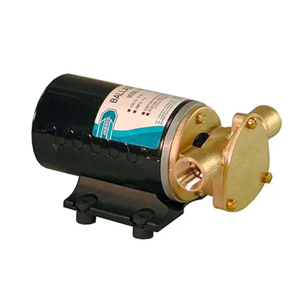 Jabsco Wakeboard Ballast Puppy replacement pump with Deutsch connector and green impeller