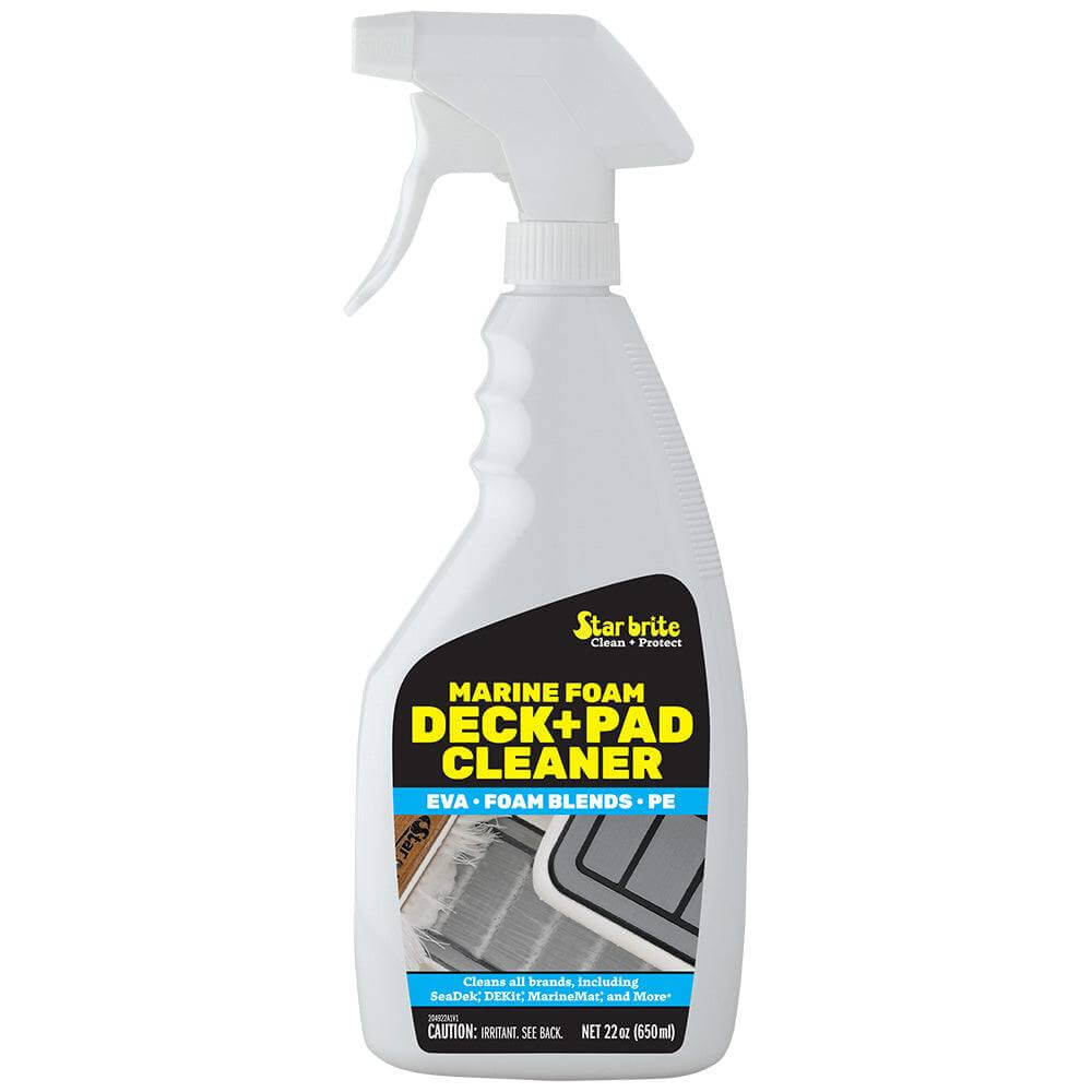 Star brite Marine Foam Deck and Pad Cleaner 22 oz spray bottle for non-skid boat decks and EVA foam pads