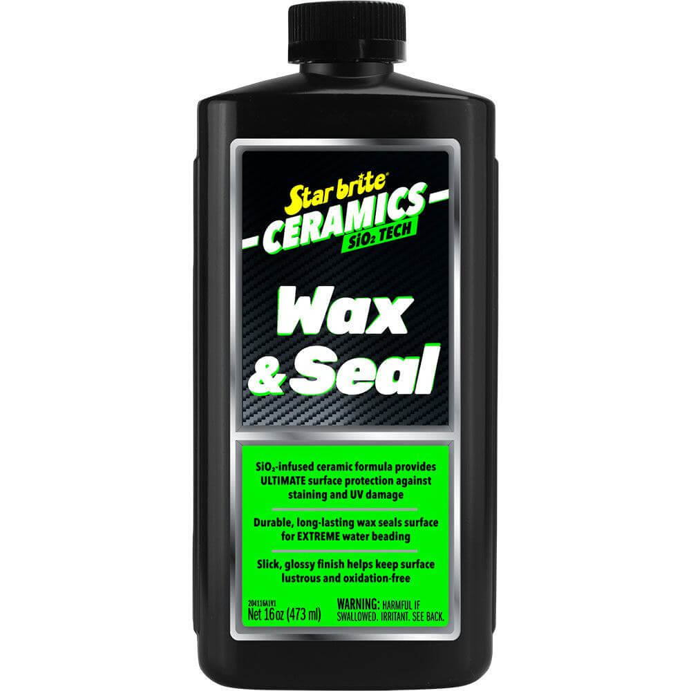Star brite Ceramics Wax & Seal 16 oz green apple scented ceramic coating spray