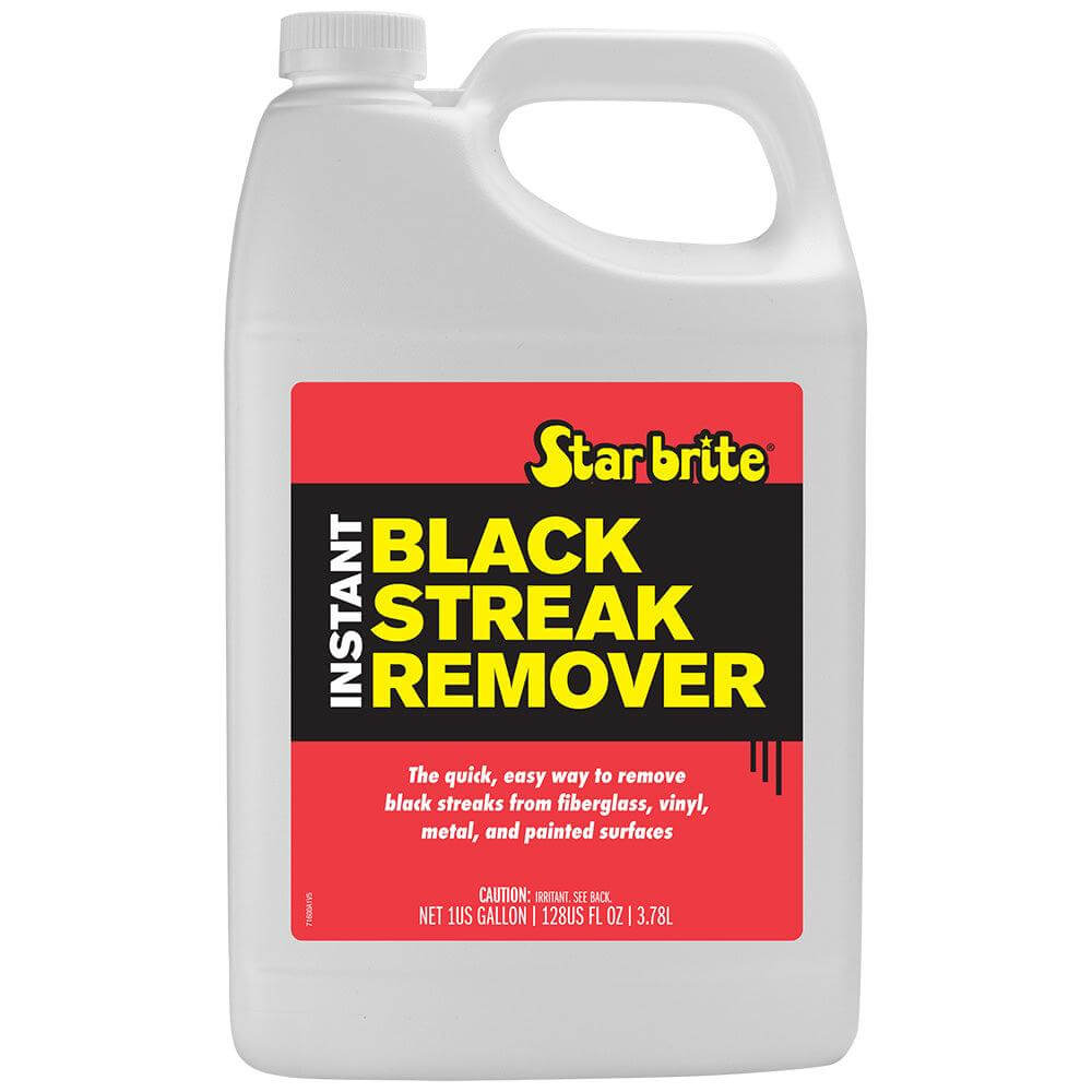 Star brite Instant Black Streak Remover 1 gallon bottle for fiberglass and painted surfaces cleaning