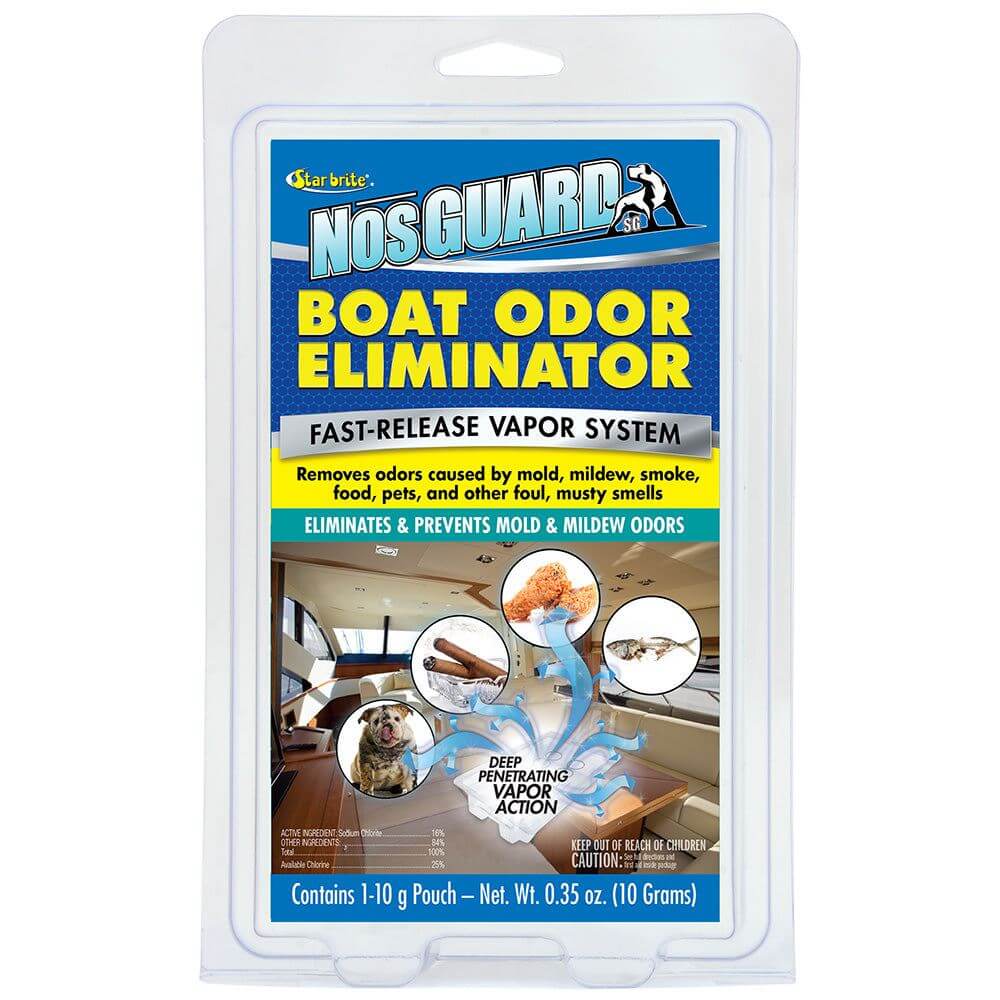 Star brite NosGUARD Boat Odor Eliminator fast release mildew control bags in packaging