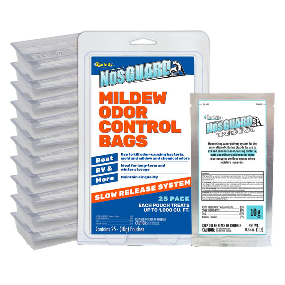 Star Brite NosGUARD Mildew Odor Control Bags Slow Release System - 25-Pack - 89924