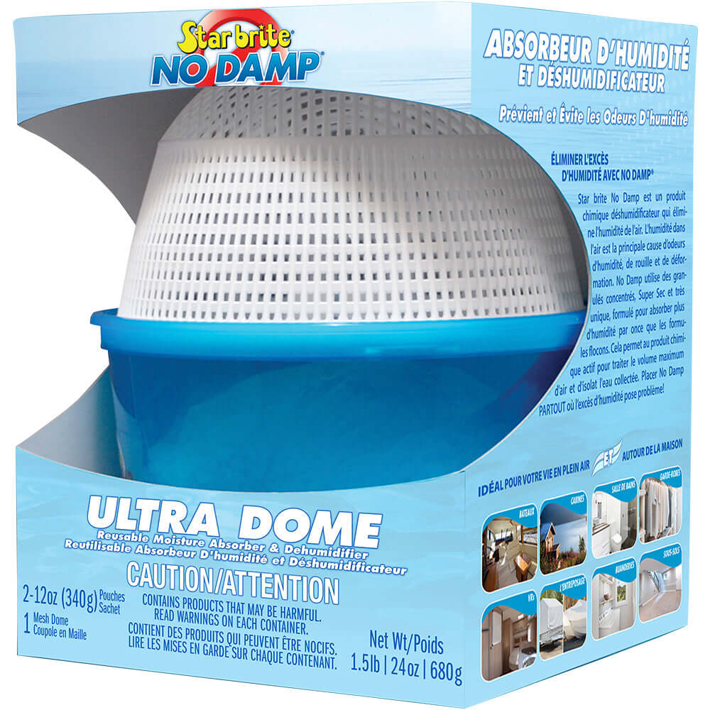 Star brite No Damp Ultra Dome Absorber & Dehumidifier - 24 oz - 85460