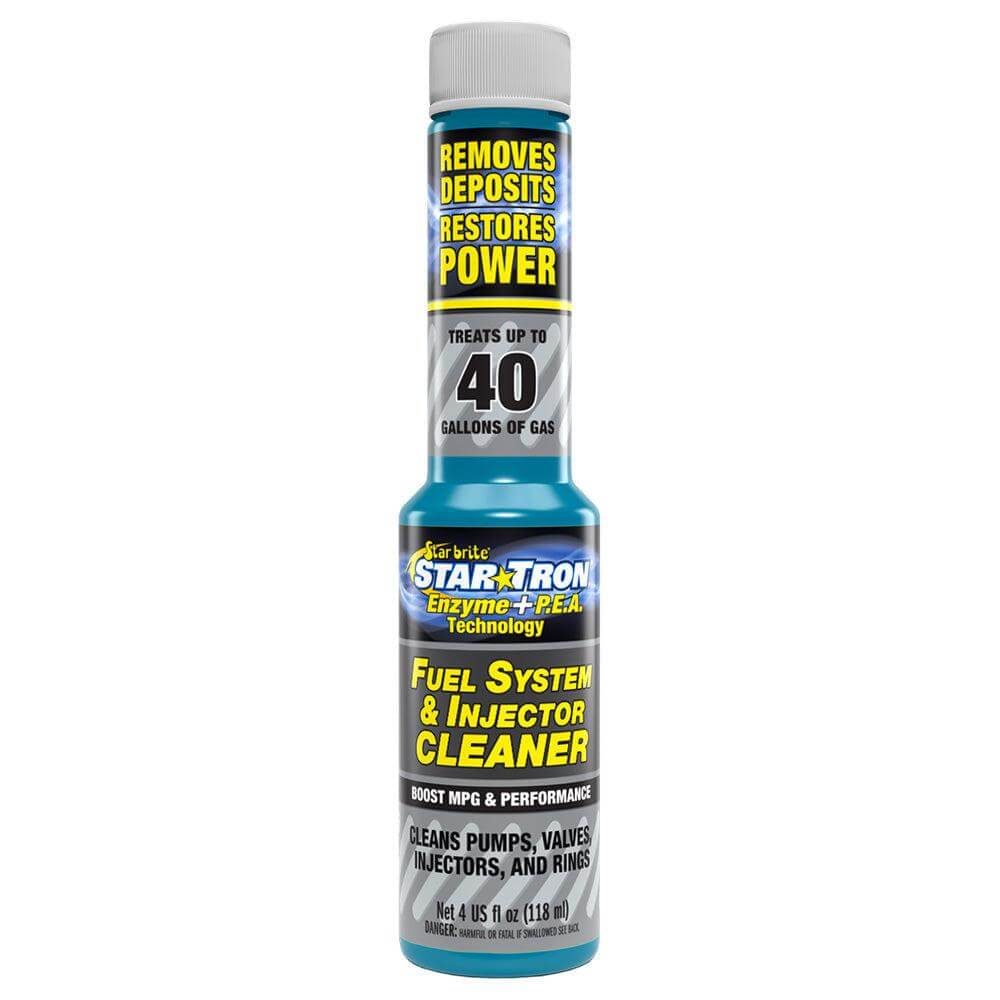 Star brite Star-Tron Enzyme Fuel System Injector Cleaner 4 oz bottle with PEA technology for engine cleaning and performance restoration