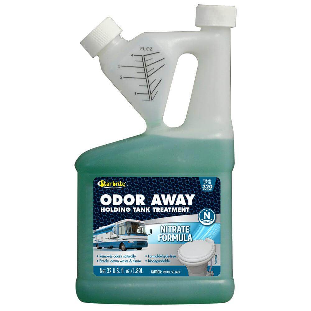 Star brite Odor Away Holding Tank Treatment 32 oz nitrate formula for odor control in RV and marine tanks