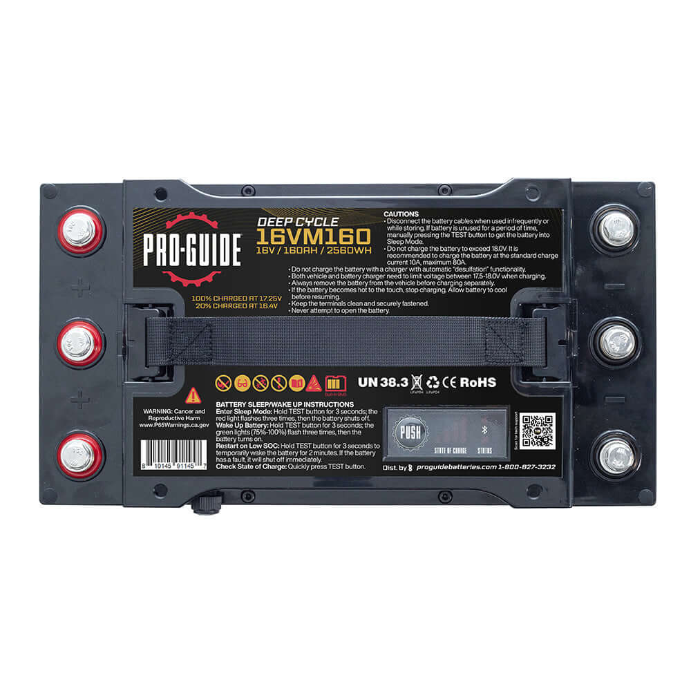 Pro-Guide Alpha Series Lithium Battery - 16V - 160AH - Group 31 (Tall) - 16VM160