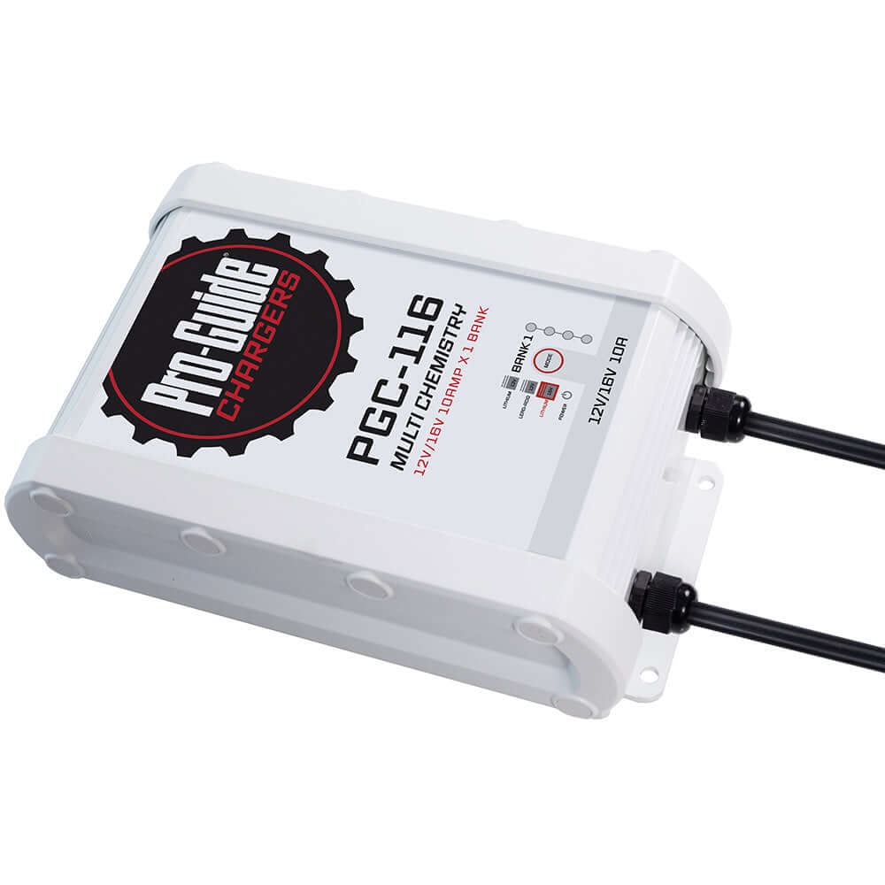 Pro-Guide 1 Bank On-Board Battery Charger - 12V/16V - 10-Amp - PGC-116