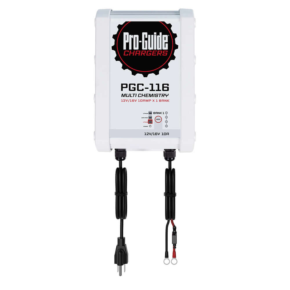 Pro-Guide 1 Bank On-Board Battery Charger - 12V/16V - 10-Amp - PGC-116