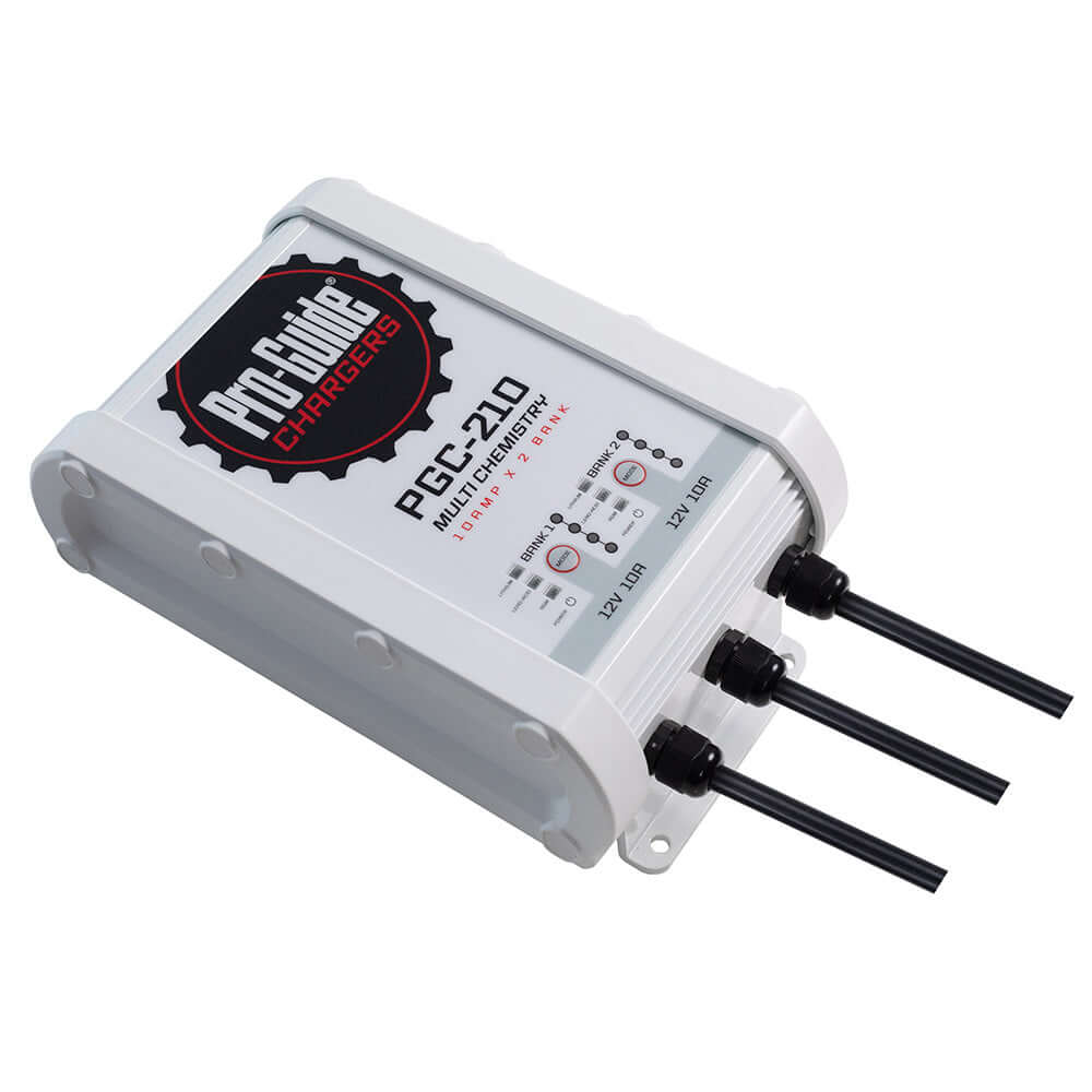Pro-Guide 2 Bank On-Board Battery Charger - 12V - 10-Amp - PGC-210