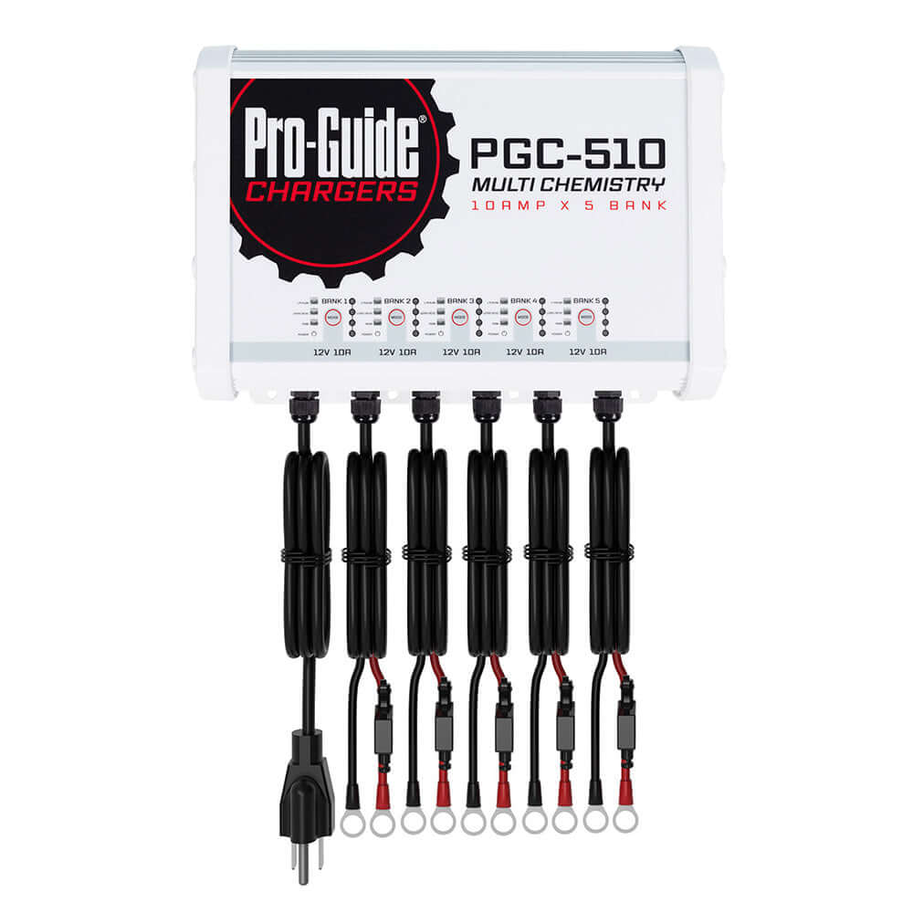 Pro-Guide 5 Bank On-Board Battery Charger - 12V - 40-Amp - PGC-510