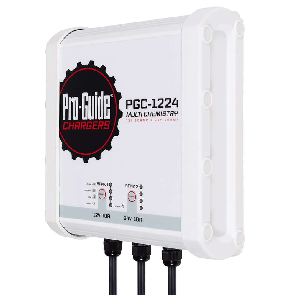 Pro-Guide 2 Bank On-Board Battery Charger - (1) 12V / (1) 24V - 20-Amp - PGC-1224