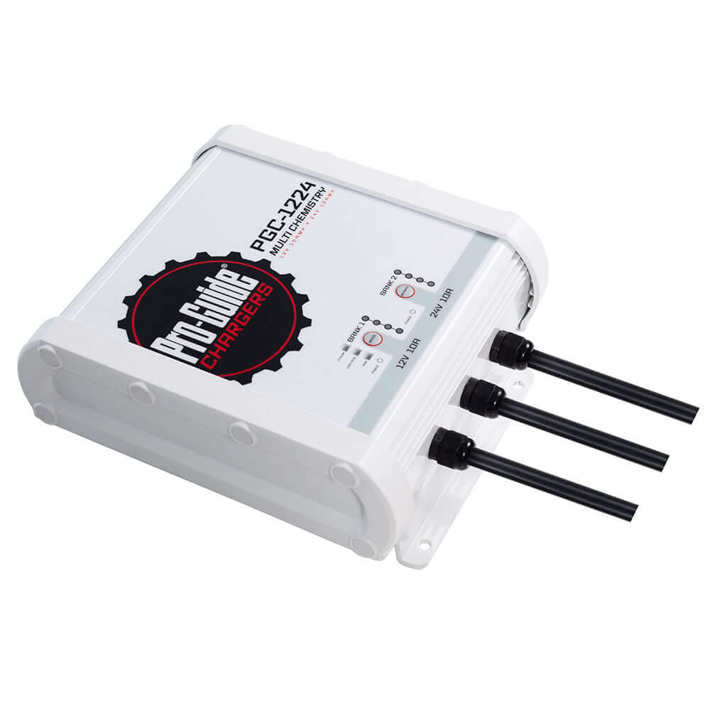 Pro-Guide 2 Bank On-Board Battery Charger - (1) 12V / (1) 24V - 20-Amp - PGC-1224