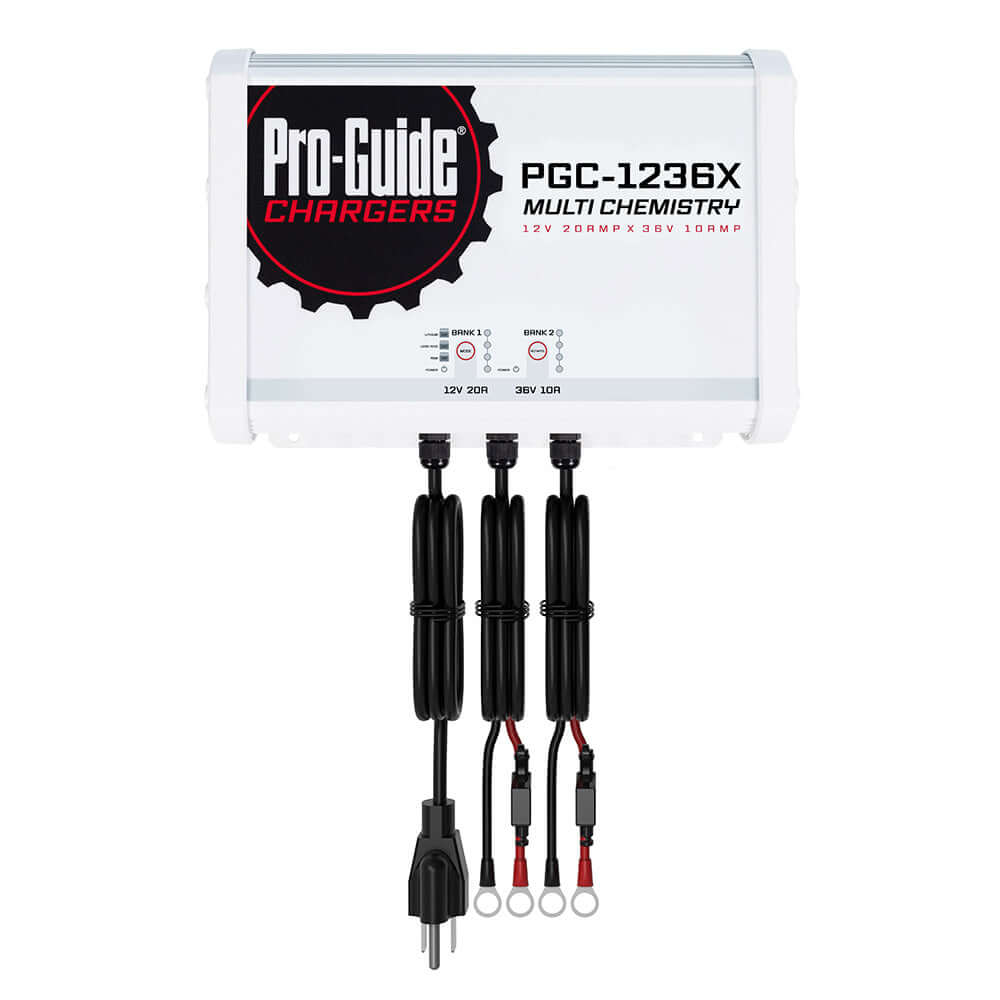 Pro-Guide 2 Bank On-Board Battery Charger - (1) 12V / (1) 36V - 30-Amp - PGC-1236X