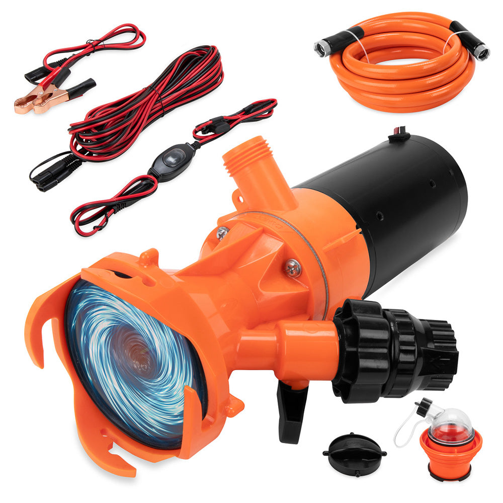 Camco Rhino RV Sewage Macerator Pump System - 39040