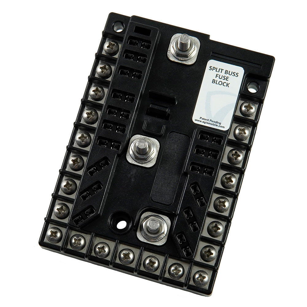 Egis Split Buss Fuse Block 13 Circuit + Ground 200A - 8033