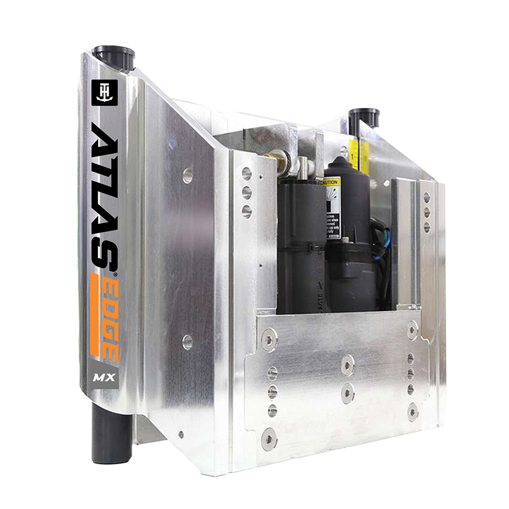 T-H Marine ATLAS EDGE 6" Set Back Hydraulic Jack Plate - Max - Silver - AHJE-6GX-DP