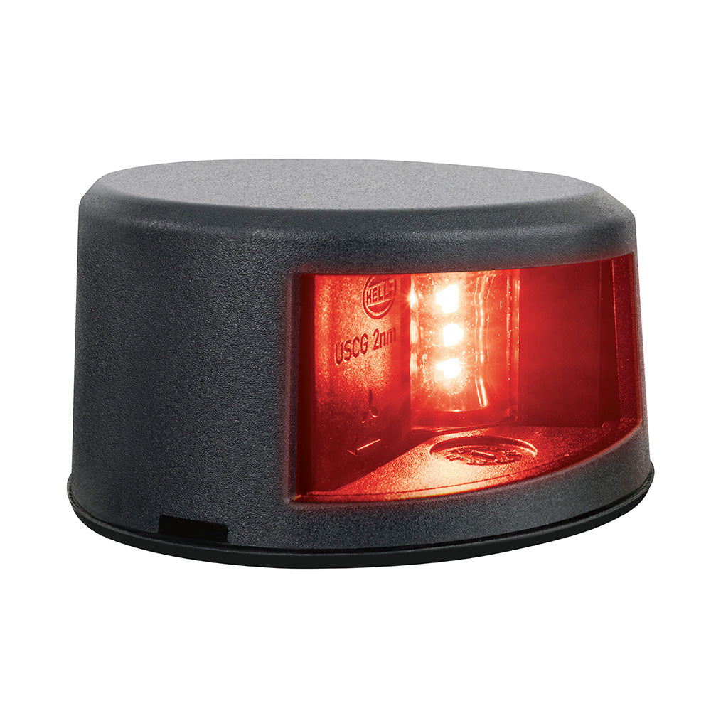Hella Marine NaviLED Gen II Port Deck Mount Navigation Lamp - Black - 17910001