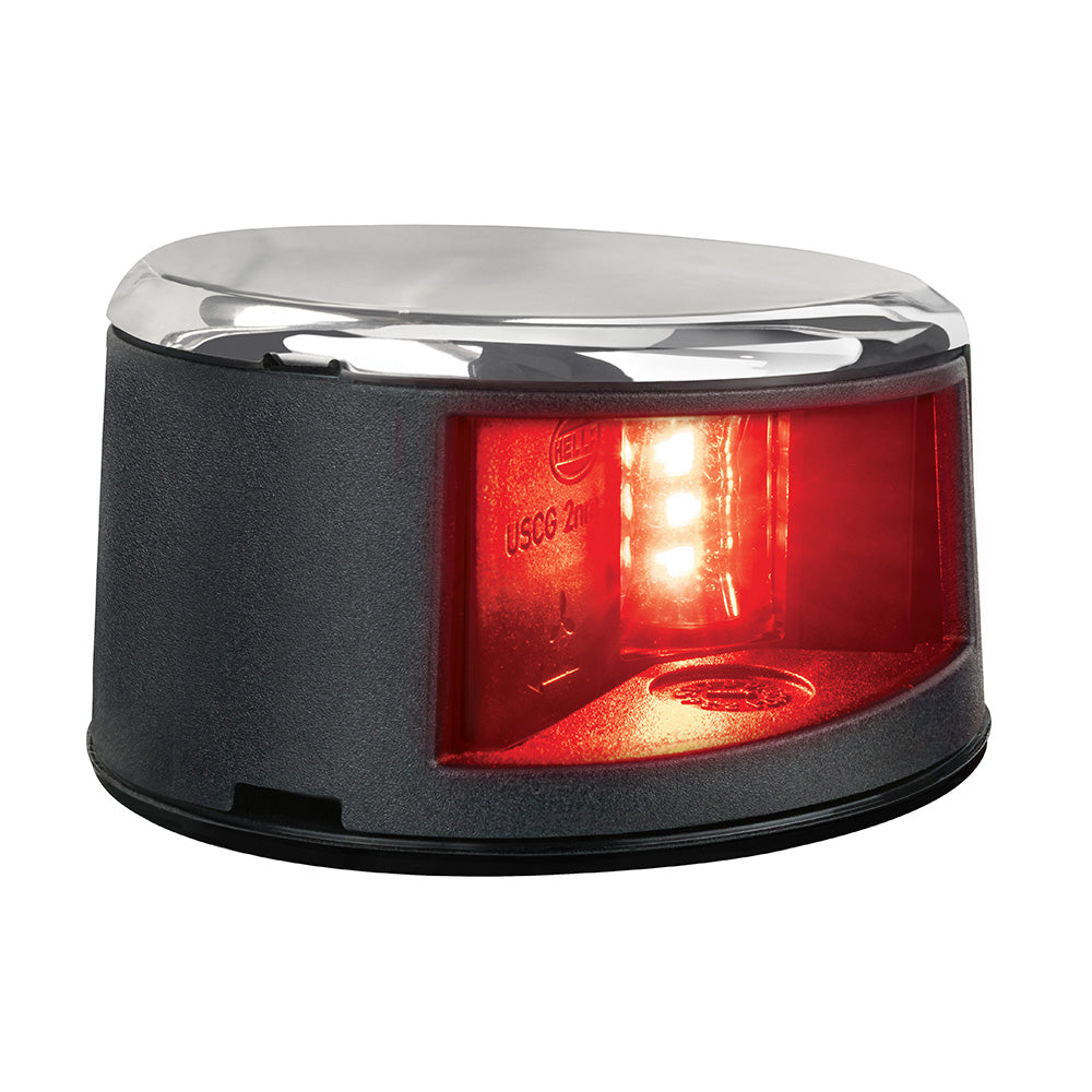 Hella Marine NaviLED Gen II Port Deck Mount Navigation Lamp - Stainless Steel - 17910011