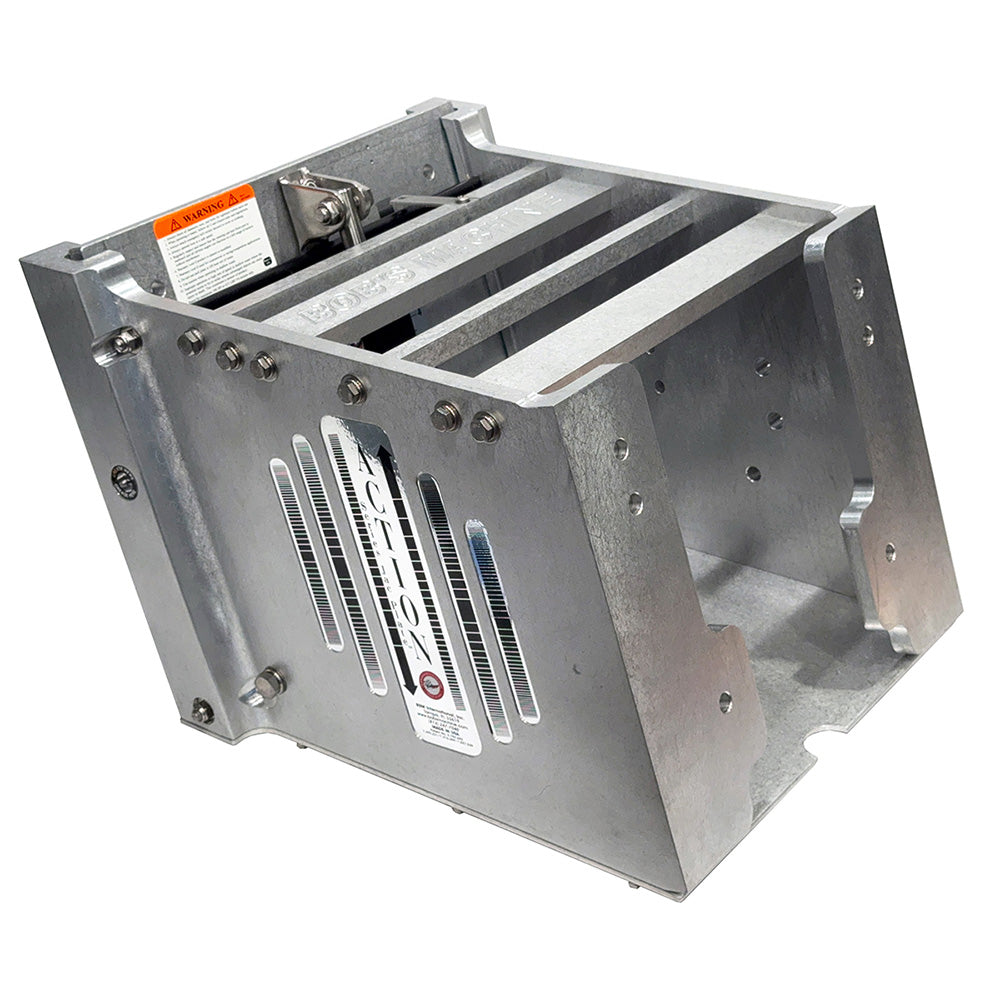 Bob's Machine 16" Setback Action Series Hydraulic Jack Plate - Silver - 100-116001-NOPC-NOSPN-NG
