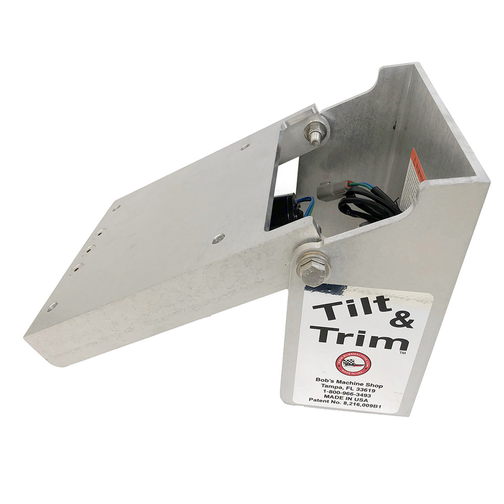 Bob's Machine Action Series Tilt & Trim f/Clamp on Motors - Silver - 30HP - 100-701100-NOPC