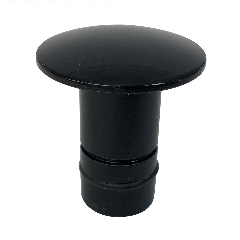 Bob's Machine Deck Plug - Pedestal Seat Plug 0.75" Hole- Black - 311-000002-PCGBLK