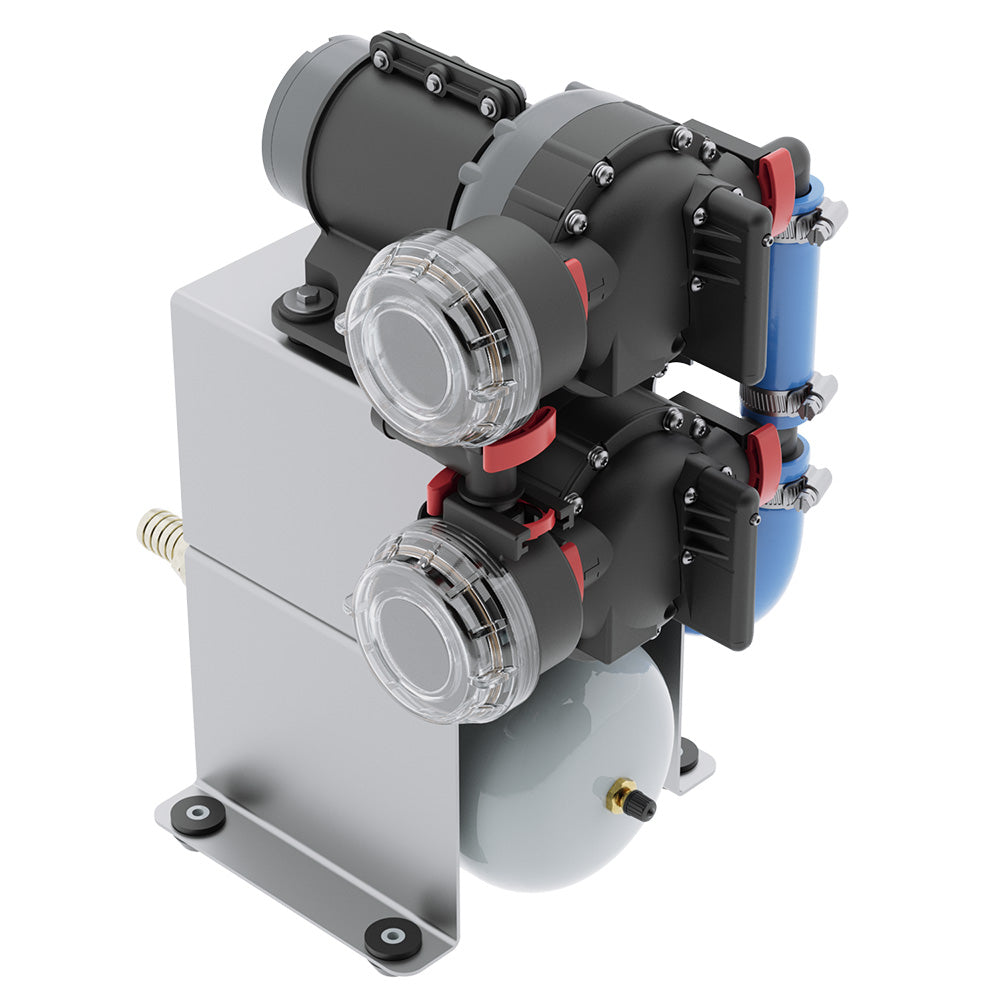 Johnson Pump Aqua Jet II Duo 2L WPS - 10.4 GPM - 24V - 2.8 Bar - 10-25005-02
