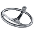 Edson Marine 14.5-inch Stainless Steel ComfortGrip PowerWheel with PowerKnob - 1710ST-14-KIT