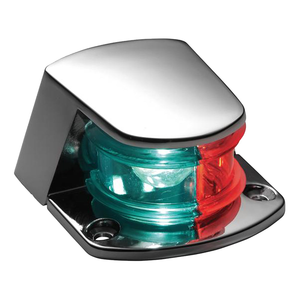 Attwood Marine 6375D6 Bi-Color Combination Sidelight * 12V Chrome Plated Zamak for Power Boats up to 39.4 Feet - 6375D6