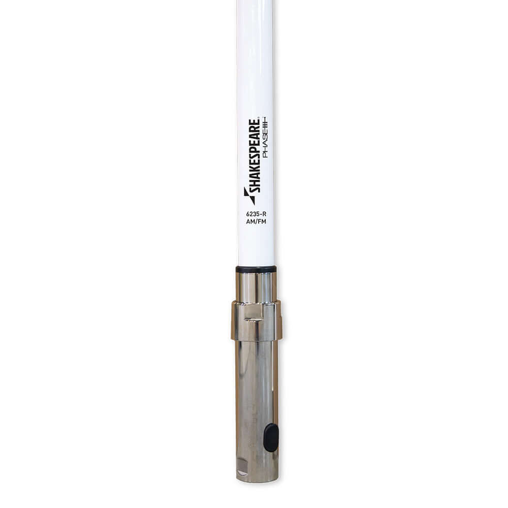 Shakespeare 6235-R Phase III AM/FM 8' Antenna w/20' Cable - 6235-R