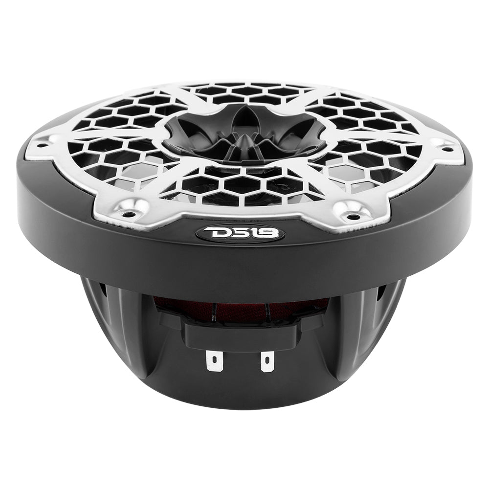 DS18 New Edition HYDRO 6.5" 2-Way Marine Speakers w/RGB LED Lighting 300W - Black - NXL-6M/BK