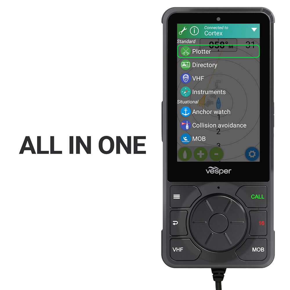Vesper Cortex V1 - VHF Radio w/SOTDMA SmartAIS & Remote Vessel Monitoring - Works Worldwide - 010 - 02814 - 20 - Anchor Express