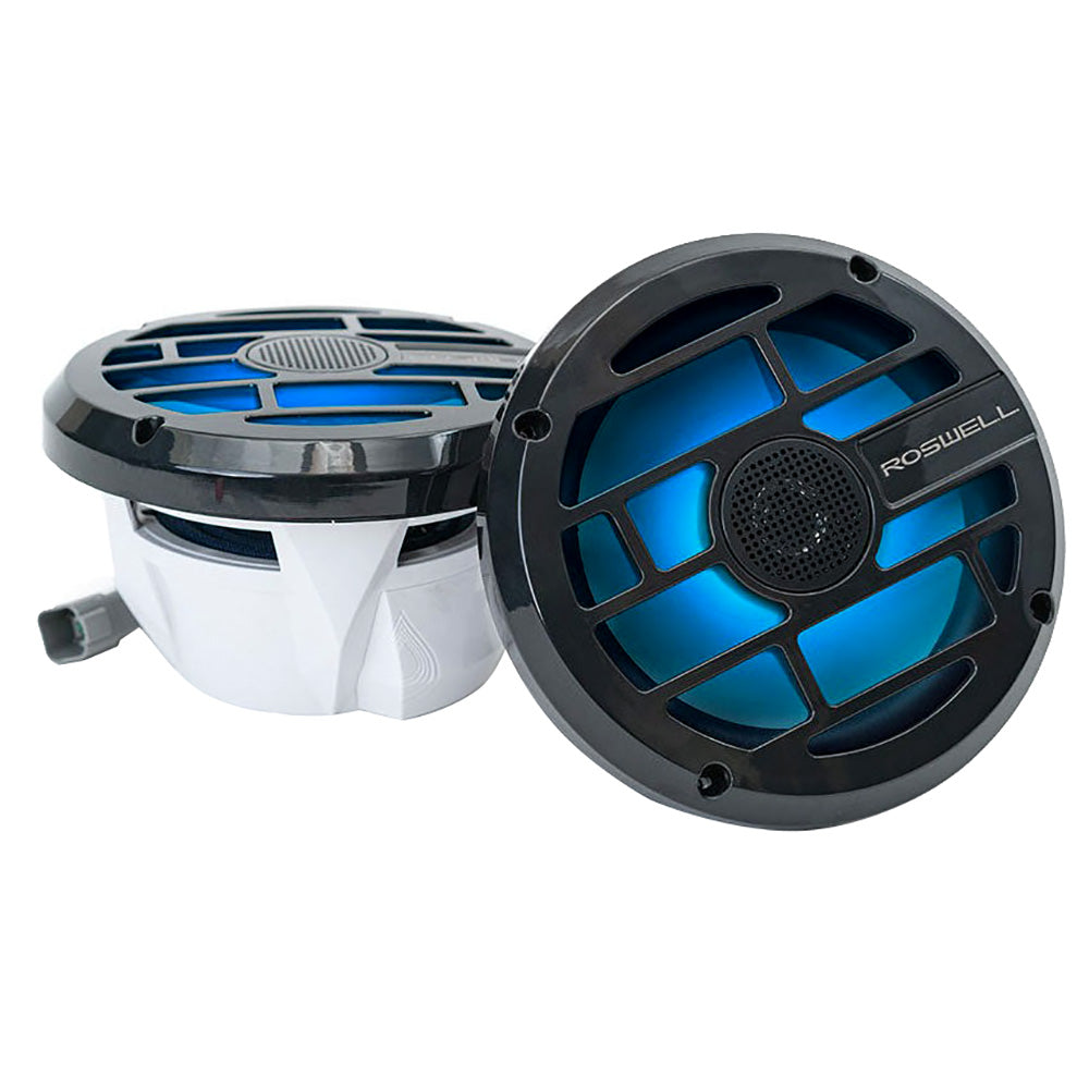 Roswell R Series 6.5” Marine Speakers - Anthracite Grille - 60W RMS & 120W Peak Power