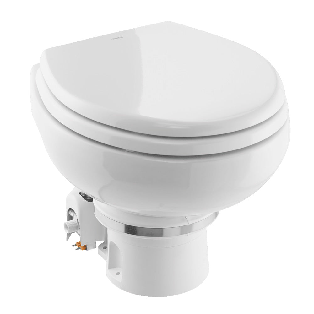 Dometic MasterFlush MF 7120 - White - Electric Macerating Toilet w/Orbit Base & Slow Close Seat - Freshwater - 12V - 9610007270