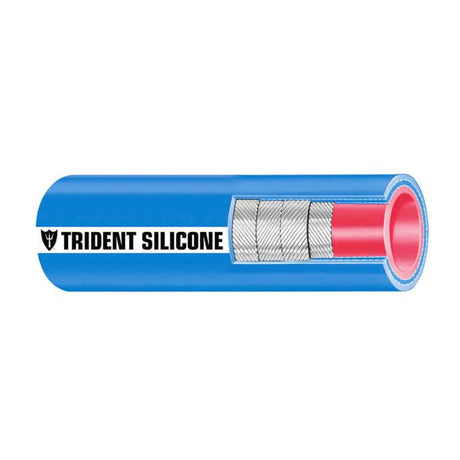 Trident Marine 2" x 36' Blue Silicone Wet Exhaust Hose - 202V2000-36