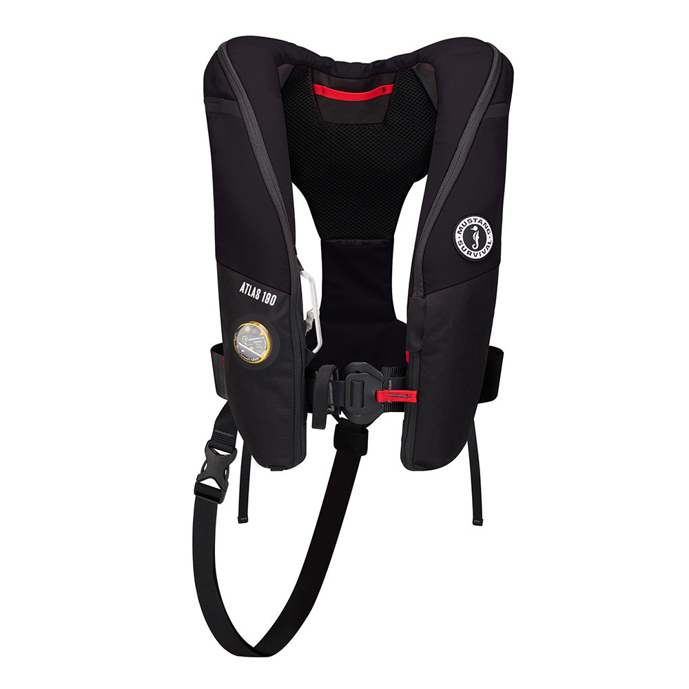 Mustang Atlas 190 DLX Open Ocean Inflatable PFD - Black - MD3195E1-13-0