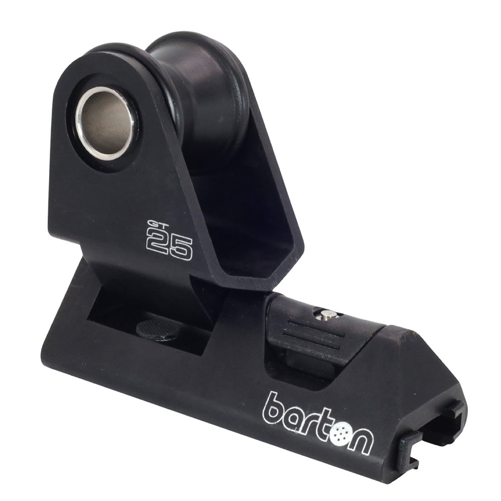 Barton 25mm T-Track Genoa Car - Black - 25100GTB
