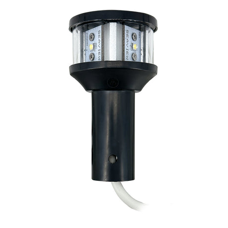 Seaview 12V C5 Certified Round 3nm LED Combo Masthead All-Round Light - Black - LTBLED12C5BLK