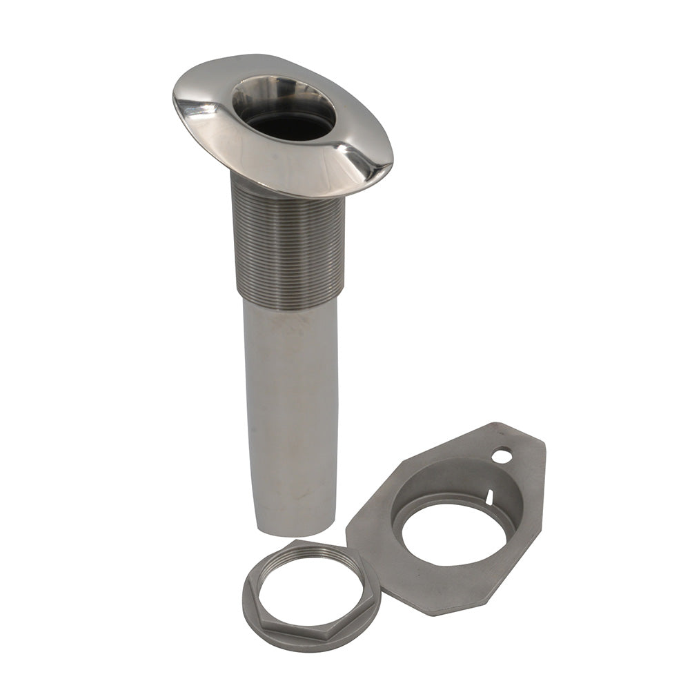 C.E. Smith Screwless Flush Mount Rod Holder - 15 Degree - Black Liner - No Logo - 53677