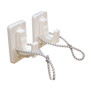 Deep Blue Marine Rod, Gaff, Brush, Dock Line Holder - Pair - RGB