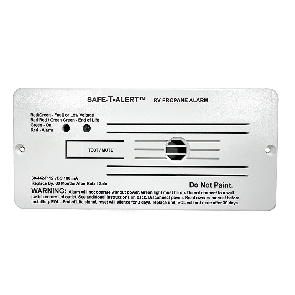 Safe-T-Alert 30 Series 12V RV Propane Alarm - White - 30-442-P-WT