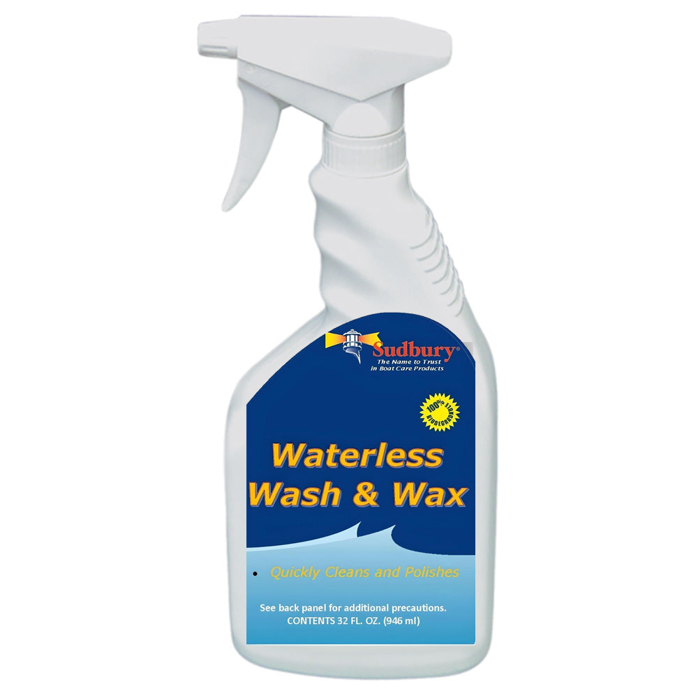 Sudbury Waterless Wash & Wax - 32oz Spray Bottle - 150Q