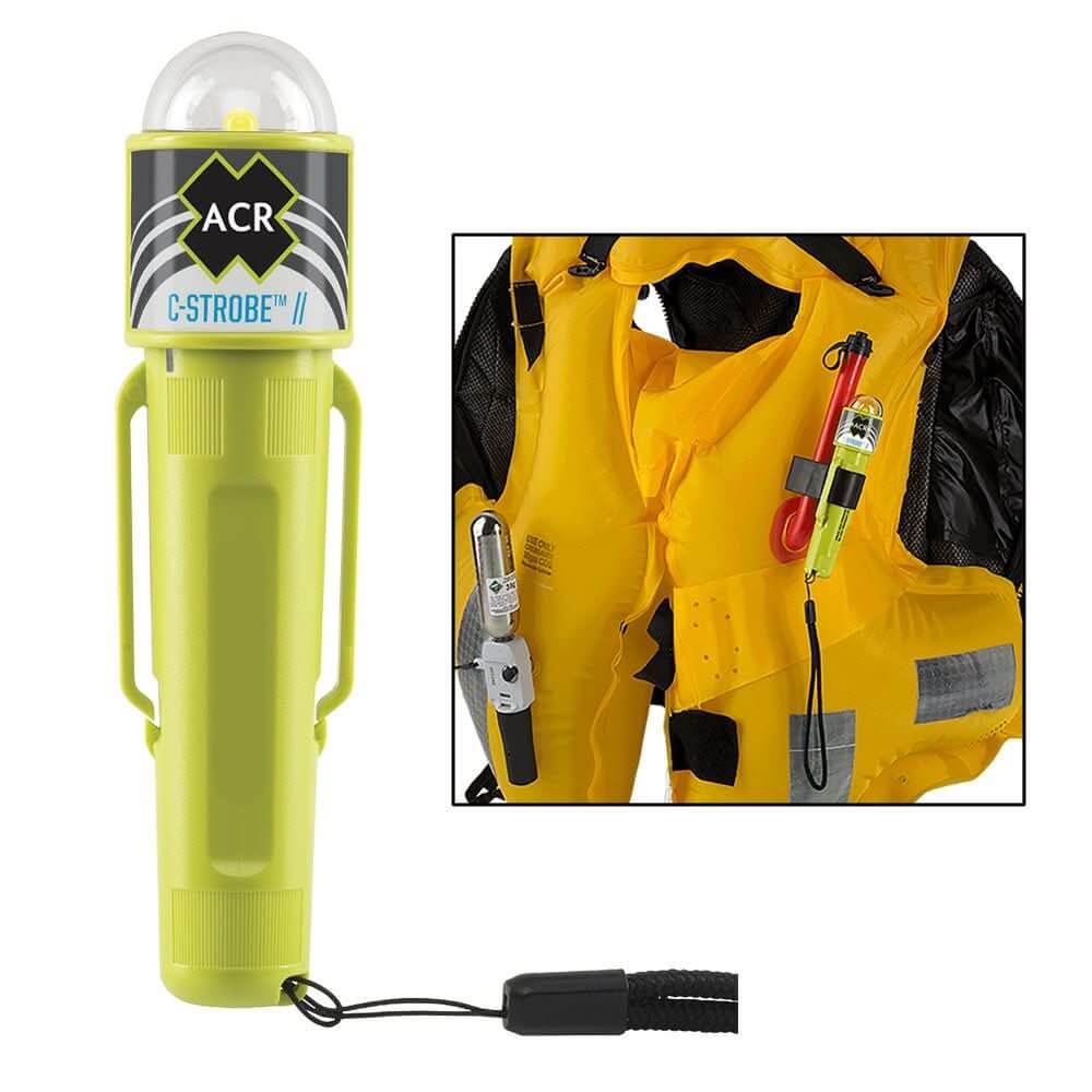 ACR Electronics C - Strobe LED Light Jacket Emergency Signal USCG, SOLAS Part 3965 - 3965 - Anchor Express