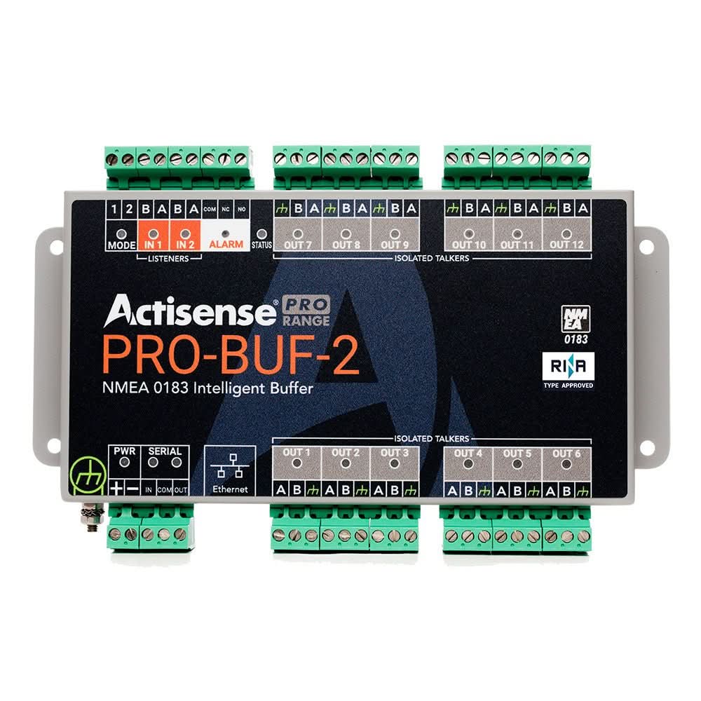 Actisense PRO - BUF - 2 NMEA 0183 Buffer with 2 Opto - Isolated Inputs and 12 ISO - Drive Outputs - PRO - BUF - 2 - Anchor Express