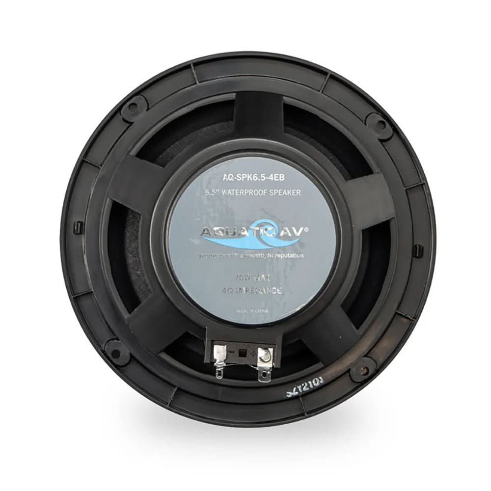 Aquatic AV EC122 6.5 - Inch Waterproof Marine Speakers - Black Pair - EC122 - Anchor Express