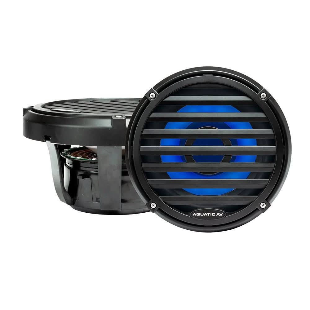 Aquatic AV Elite 10 Inch RGB Subwoofer - Waterproof Marine - Grade Speaker with 600W Power - EL411 - Anchor Express