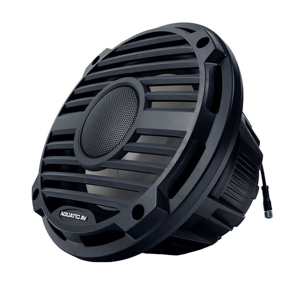 Aquatic AV PRO Classic 10 - Inch RGB Marine Subwoofer - Black with 400 Watts Power - PC312 - Anchor Express