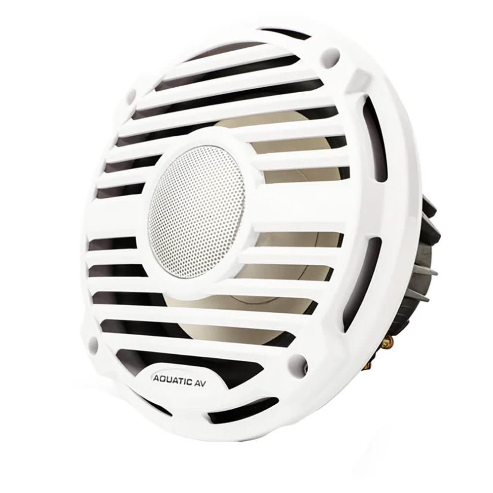 Aquatic AV PRO Sport 10 - Inch RGB Subwoofer - White for Marine and Car Audio - PC310 - Anchor Express