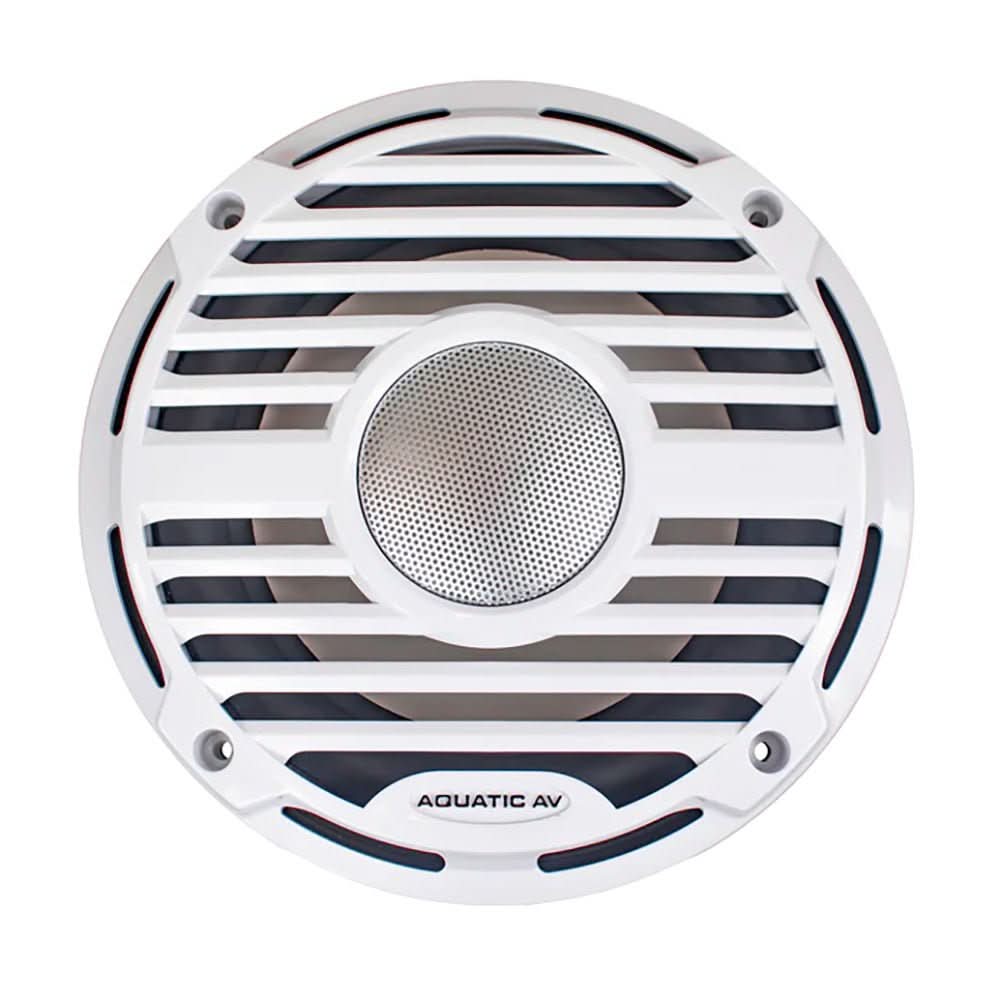 Aquatic AV PRO Sport 10 - Inch RGB Subwoofer - White for Marine and Car Audio - PC310 - Anchor Express